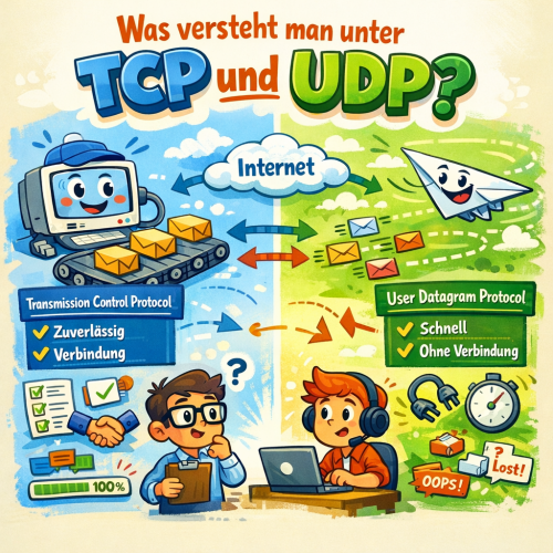 Was versteht man unter TCP und UDP?