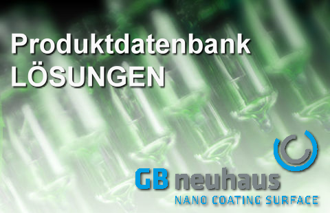 Produktdatenbank Lösungen fertig!