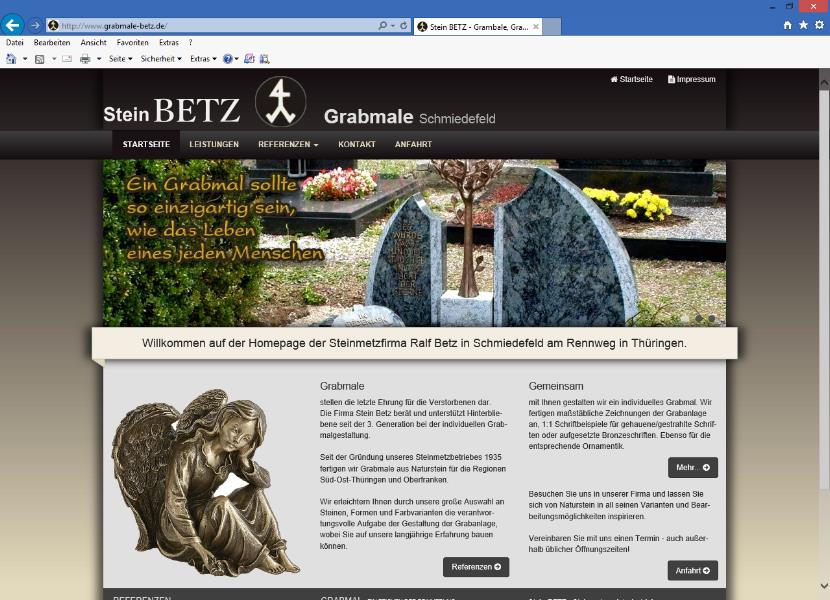 Stein BETZ - Grabmale - Schmiedefeld