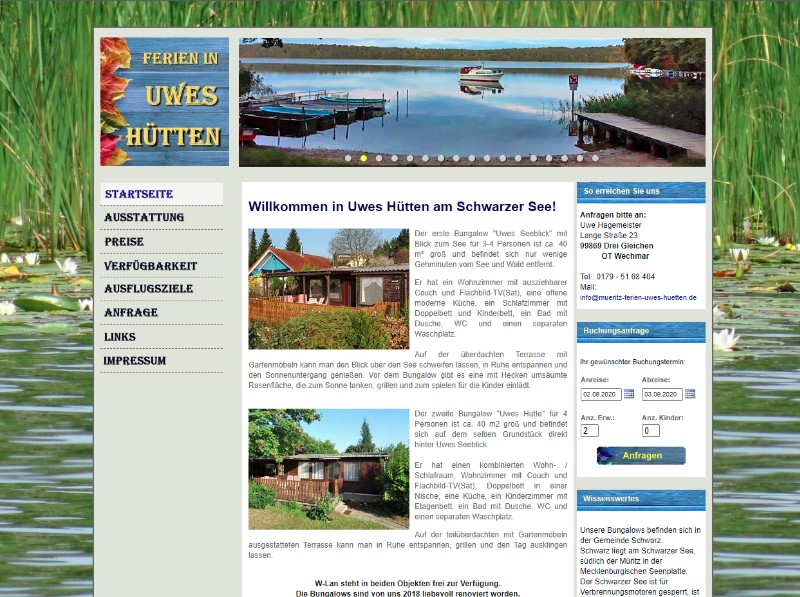 Mueritz-Ferien Uwes Hütten